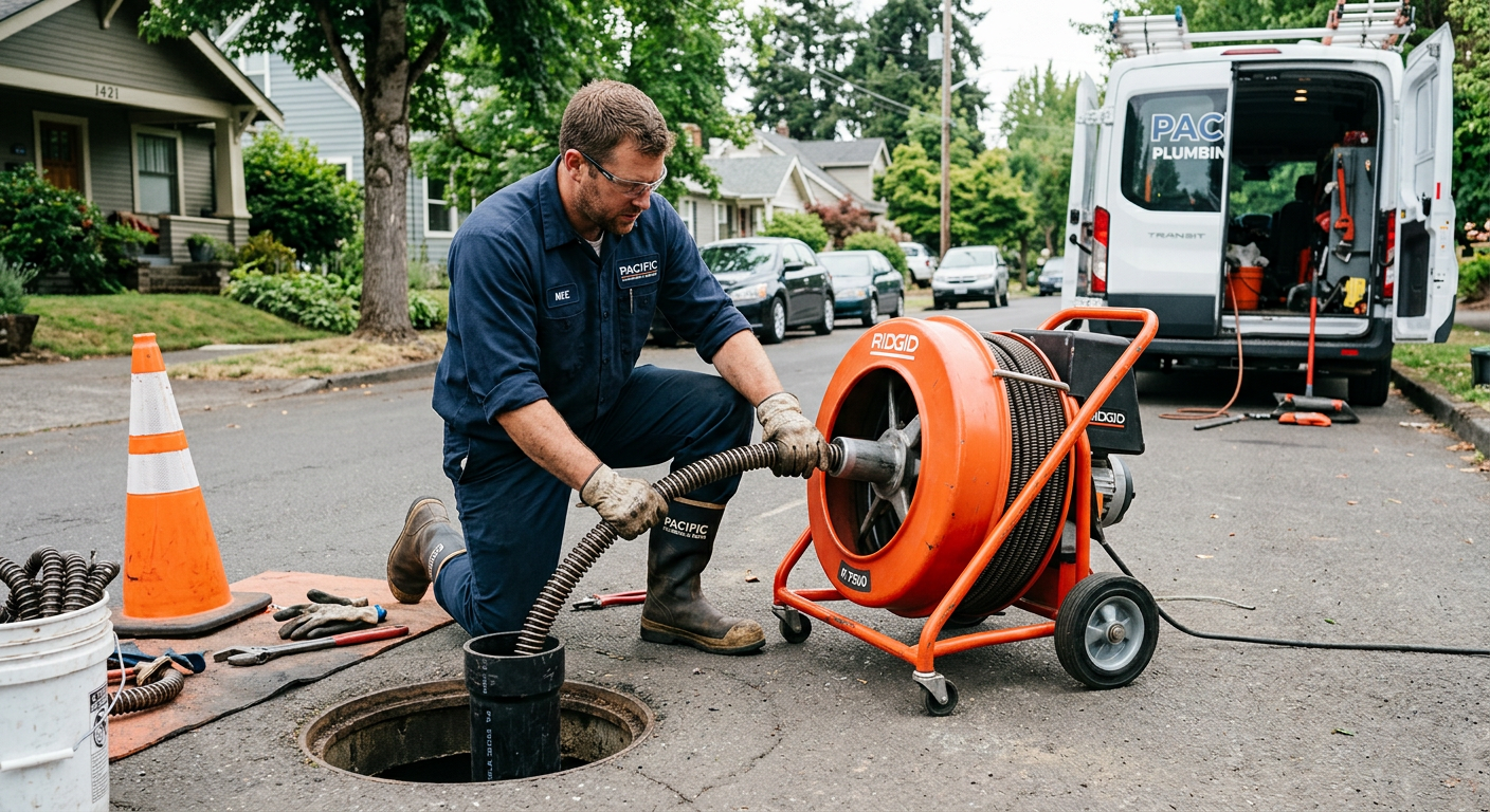 Dégorgement de canalisation principale enterrée à Villeurbanne 92