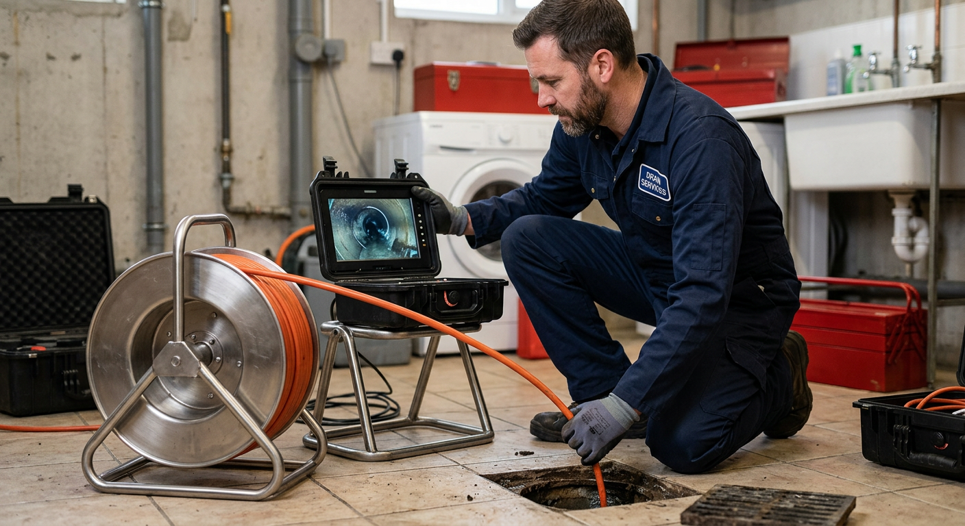 Inspection caméra endoscopique de canalisation à Villeurbanne